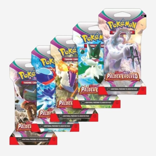 Pokémon Scarlet & Violet Paldea Evolved Sleeved Booster Pack Featured Image