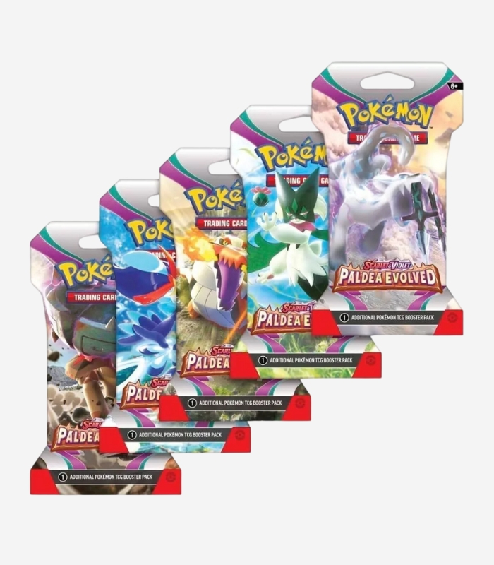 Pokémon Scarlet & Violet Paldea Evolved Sleeved Booster Pack Featured Image