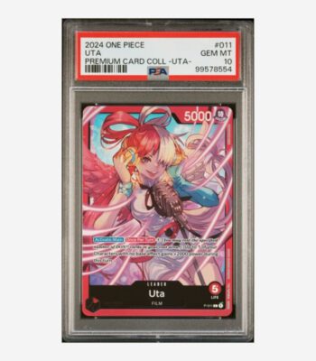 2024 One Piece Uta English Promo P-011 Premium Card Collection PSA 10 GEM MINT Front Image