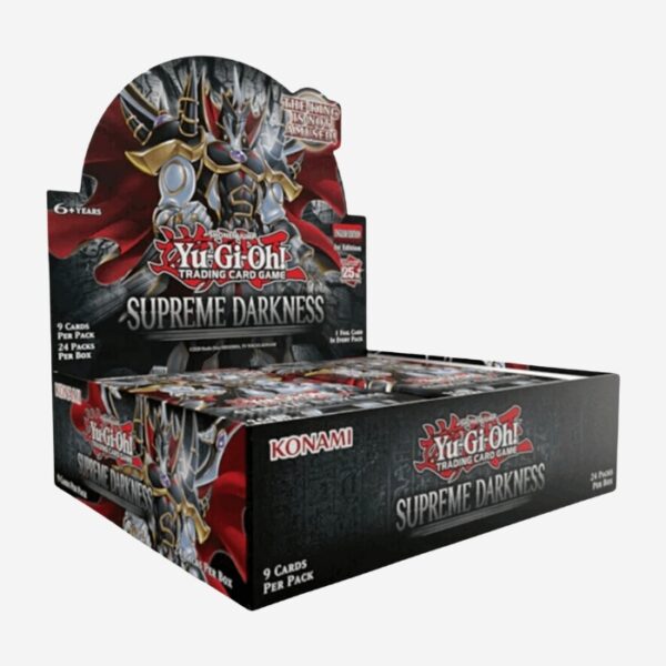 Yugioh Supreme Darkness Booster Display Featured Image