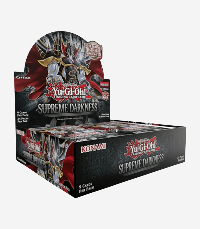 Yugioh Supreme Darkness Booster Display Featured Image