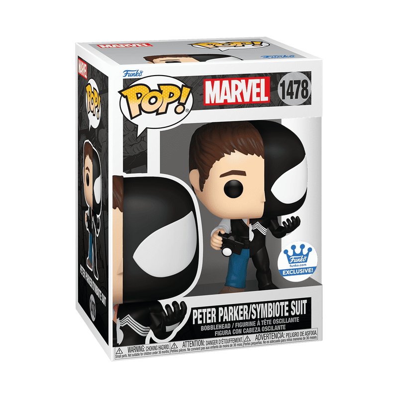 Funko Pop Marvel Peter Parker/Symbiote Suit #1478 Exclusive Funko Pop Marvel Peter Parker/Symbiote Suit #1478 Exclusive Cover Image