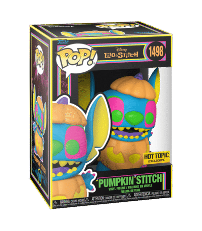 Funko Pop Disney Lilo & Stitch Pumpkin Stitch #1498 Hot Topic Exclusive Cover Image