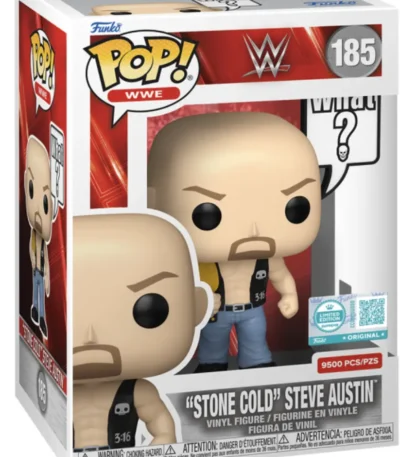 Funko Pop WWE Stone Cold Steve Austin #185 Limited Edition 9500 pcs Cover Image