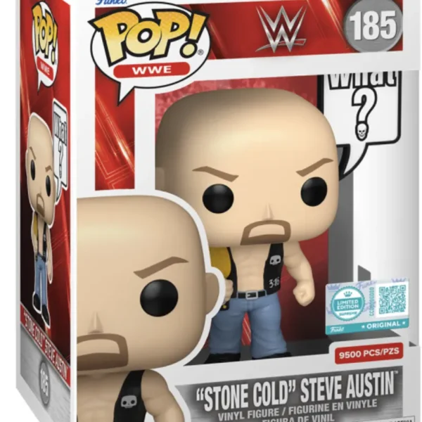 Funko Pop WWE Stone Cold Steve Austin #185 Limited Edition 9500 pcs Cover Image