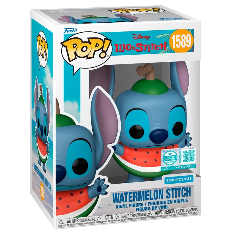 Funko Pop Disney Lilo & Stitch Watermelon Stitch #1589 Limited Edition 9500 pcs Funko Pop Disney Lilo & Stitch Watermelon Stitch #1589 Limited Edition 9500 pcs Cover Image