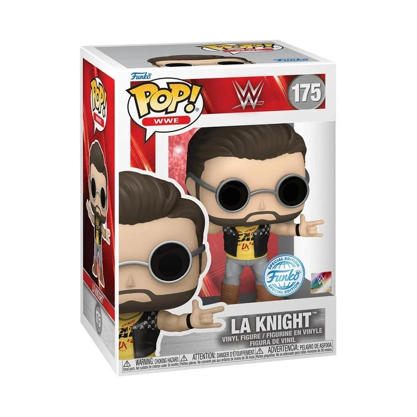 Funko Pop WWE LA Knight #175 Special Edition Exclusive Cover Image