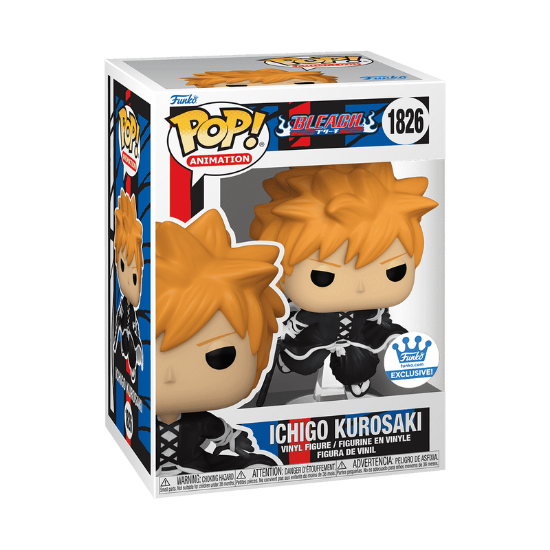 Funko Pop Bleach Ichigo Kurosaki #1826 Exclusive Cover Image