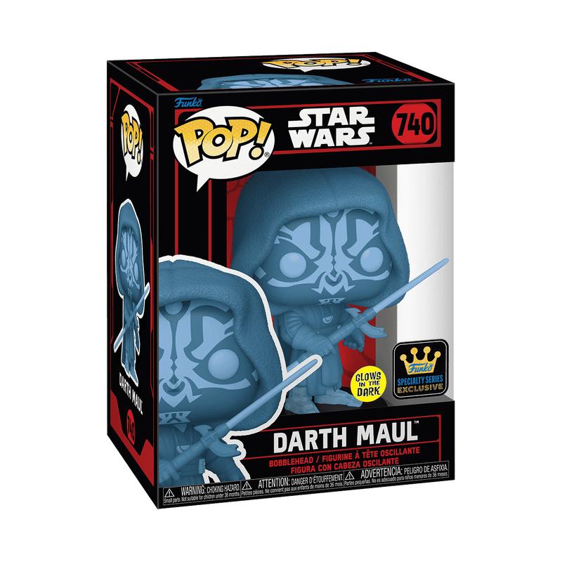 Funko Pop Star Wars Darth Maul #740 Specialty Series Exclusive Cover Funko Pop Star Wars Darth Maul #740 Specialty Series Exclusive Cover Image