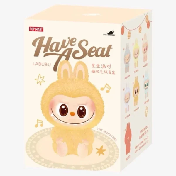 Pop Mart The Monsters Labubu Have a Seat Vinyl Plush Blind Box Cover Image