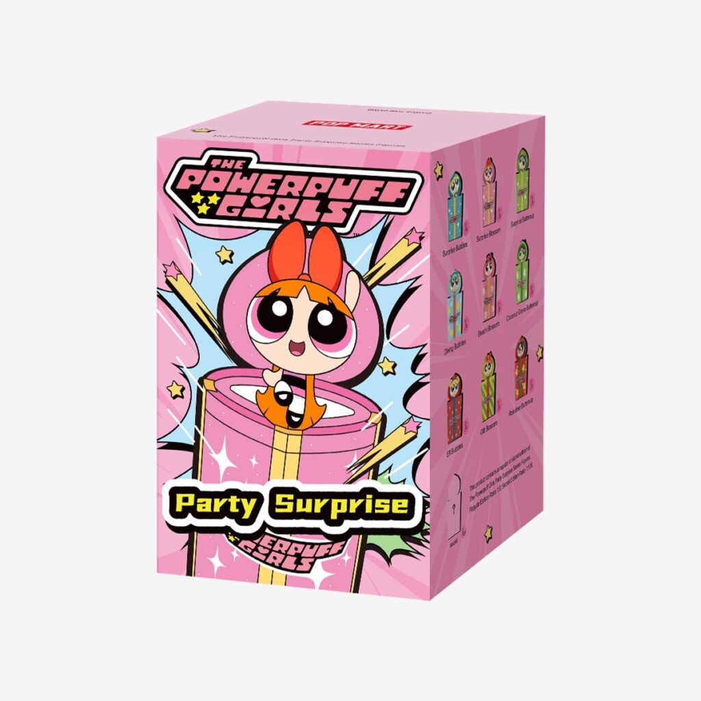 POP MART The Powerpuff Girls Party Surprise Series Figures Blind Box Original